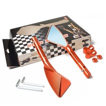 오토바이 미러 범용 125 200 390 혼다 호넷 X-ADV Integra, 02 주황색