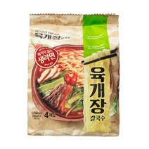 풀무원 생면식감 육개장칼국수 120.9g, 6봉
