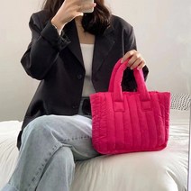 여성 패딩 가방 쇼퍼백 데일리 다용도 사각백 구름백 PY0005