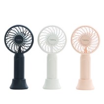 세븐스토리 블루필드 휴대용 미니 선풍기 + 탁상용 스탠드 크래들, STR103, 네이비