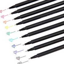 12/24 색 0.4MM FineLiner 펜 수채화 기반 아트 마커 만화 애니메이션 스케치 드로잉을 컬러, 01 12 Colors