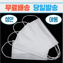 쿨마스크 성인용 아동용 소아 유아 소형 여름 입체 일회용 약국 3d 입체형 캐릭터 덴탈 마스크 50장, 성인용 화이트 1박스(50매)