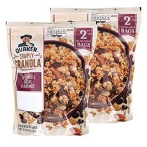퀘이커 Quaker Simply Granola 심플리 그래놀라 시리얼 978g 2팩, 1세트
