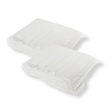 스트롱팩토리 개별포장 버블티빨대 투명 25cm 200개입, 2팩