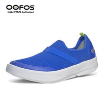 [백화점매장 정품출고] 우포스 샌들 슬리퍼 (OOFOS) 남여 공용 스니커즈 5070 WHITE & BLUE