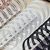 제본링 카피어랜드 와이어링 9.5mm 3대1 250입, 흰색