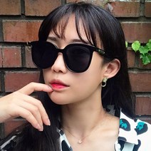 라피던트 빅 오버 얼굴소멸 선글라스 심플 기본 블랙 여자 남자 공용 햇빛차단
