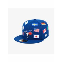 [국내 매장판] NEWERA 뉴에라 MLB 올 오버 플래그 토론토 블루제이스 사이즈캡 블루 / 12731472 285562