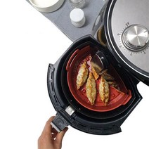 통삼겹요리용 에어프라이기 요알못 마법용기 3분요리 찜기 계란찜 남은요리, 팟대23cm-그레이