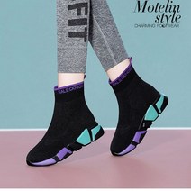 [Myshe]여성 데일리룩 키높이 신발 니트 삭스운동화 qxz1217YCwx10