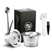 커피머신 캡슐커피머신 커피메이커 가정용커피머신 전자동커피머신 커피머신기 ICafilas, 빨간색
