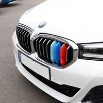 (차데코) BMW 5시리즈 G30 페이스리프트 3색 M컬러 삼색 그릴커버 몰딩 21년형 신형, 3색 그릴 커버
