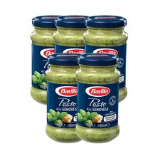 바릴라 페스토 제노베제 파스타 소스 190g Barilla Pesto Genovese Pasta Sauce, 5팩, 5개