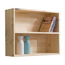 우형아빠 레드파인원목 2단 DVD장식장 DVD수납장, 네츄럴