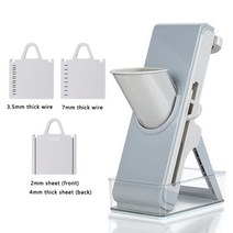 다기능 야채 커터 고기 커터 감자 슬라이서 과일 음식 쵸퍼 스틸 블레이드 수동 슈레더 주방 악세사리, gray