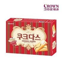크라운 쿠크다스화이트토르테 128g, 1개