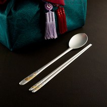 한국도자기리빙 금부 예단 은수저 2인 세트()한국도자기 2벌세트, 운학 2벌세트(무료예단포장)