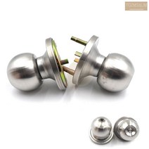 통로 복도 문 동그란 손잡이 잠금 없는 문고리 셀프 교체 DIY 업소용