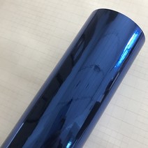 수전사필름 자동차 랩핑지 실버 미러 크롬 전기 도금 비닐 자동차 포장 호일 데칼 오토바이 장식 멤브레인, 03 Blue_01 10cm x 152cm