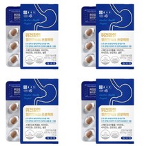 위건강엔 헬리코박터 프로젝트 스페인 감초 추출물 비타민B1 B2 판토텐산 셀렌 600mg 30정, 4개