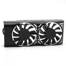 HA5510M12F-Z GTX 1050Ti 그래픽 카드 용 2 핀 GPU 쿨러 팬 LP, 01 Black