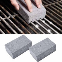 바베큐 그릴 청소블럭 BBQ 화로 석쇠 기름 제거 캠핑용 스톤 벽돌 크리너 바비큐 불판 청소용품