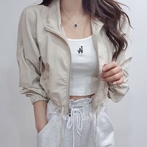 [퀄리티대박/무배] 크롭 아노락 바람막이 숏점퍼