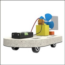 방향타 수륙양용 보트카 (5인용) 아동 어린이 학습 창의력 지능 개발 놀이 자연 과학 실험 교구 도구 장비 준비물