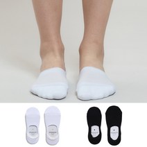 [삭스탑] 여성 남성 안벗겨지는 페이크삭스 발목양말 (블랙화이트) 여름양말