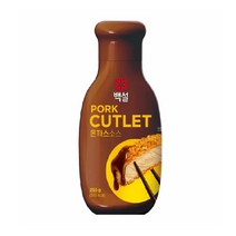 CJ 제일제당 맛있는 우리집 백설 돈까스 소스 255g 간단한 양념.레시피요리, 15개