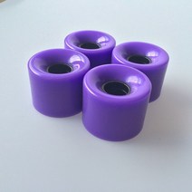10 세트 (40 pcs) 60x45mm Pu 스케이트 보드 바퀴 크루저 블랭크 프로에 적합, 06 purple