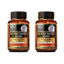 Go Healthy 고헬씨 뉴질랜드 밀크 시슬 50000 맥시멈 스트렝스 30캡슐 2팩