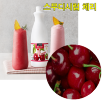 쥬피터 스무디 시럽 체리 1.8kg 그린 스무디 하루야채 다이어트 스무디 건강 스무디, 스무디 시럽 체리 1.8kg*6