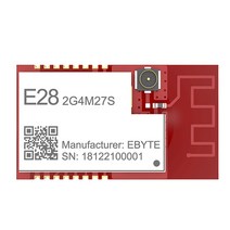 27dBm LoRa 2.4GHz 무선 트랜시버 RF 모듈 송신기 수신기, 금속, 레드