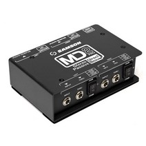 다이렉트 박스 DI samson md2 pro s.max 시리즈 스테레오 패시브 2채널, 없음