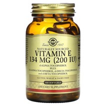 솔가 비타민E 134mg(200 IU) 소프트젤 100정, 200IU, 100개