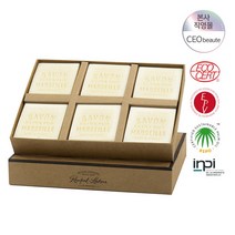 [랑팔라투르] [공식수입원] 유기농 마르세유 비누 블랑(코코넛) 150g 6개 세트, 상세 설명 참조