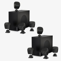 TANNOY 디저트 카페스피커 SAT SUB 4PACK 검정 1조