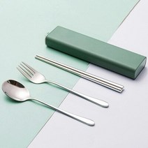수저세트 예쁜수저세트 수저세트선물 한식수저세트304 디너웨어 세트 친환경 접시 주방 액세서리 은제품 골, 한개옵션1, 23 B4-3PCS
