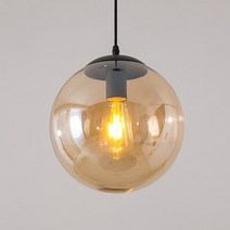 인테리어조명등 LED등 천장등 베란다등 글라스 볼 펜던트 조명 레트로 로프트 인더스트리얼 행잉 램프 주방 Led 서스펜션 기구 침실 집 장조명, [03] C, [04] 30CM