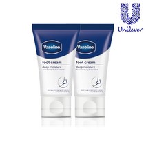 바세린 풋크림 2개 갈라진 뒤꿈치케어 발 피부보습, 바세린 풋크림55g x2