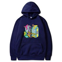 남성 레트로 힙합 스타일 풀오버 후드 스포츠웨어서정적 인 레모네이드 스웨터 100% Real Music Fashion dies
