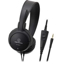 audio-technica ATH-350TV 볼륨 컨트롤러가 있는 TV용 헤드폰 블랙, 1개
