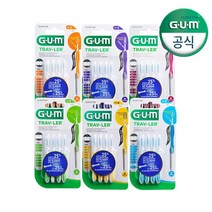 선스타 검 GUM 치과 항균 트래블러 치간칫솔(4p) 2개, 1512