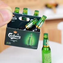 미니어쳐 소품 DIY 1:6 1:12 스케일 미니 인형 집 미니어처 음료 상자 놀이 6