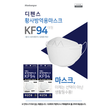 귀안아픈 디펜스 KF94 황사마스크 대형 100매