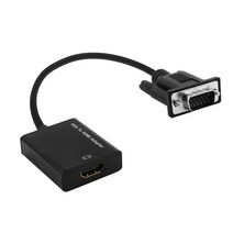 넥스트링크 NEXTLINK VGA to HDMI 컨버터 음성지원 RGB D-SUB NEXTLINK-2412VHC 변환젠더/기타-DVI, 선택없음