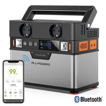 인산철파워뱅크 캠핑용배터리 올인원 파워뱅크 allpowers 110v 220v ac 300w 발전소 순수 사인파 288wh 휴대용 발전기 전원 자동차 냉장고 tv 드론 노트북, 나는 플러그, 1개, 1개