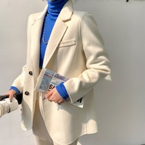 DAPANDA 프리미엄 물결 양면 캐시미어 파카 블루종 2020년 유행