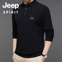 JEEP SPIRIT 남성 긴팔 카라 티셔츠 지프 넥 면 스판 남자 캐쥬얼 옷